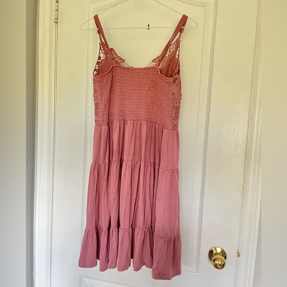 Flowy Dusty Pink Dress - Picture 2 of 6